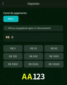 deposits AA123